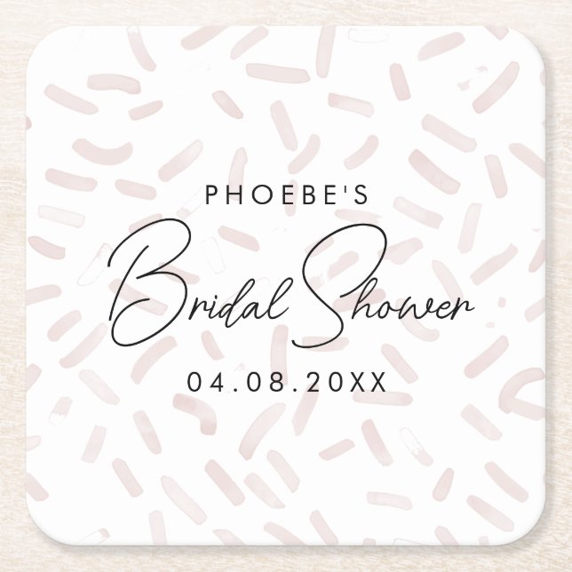 Sie wurde mit Erdbeerdusche-Untersetzer versenkt Rechteckiger Pappuntersetzer (Vorderseite)