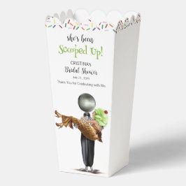 Sie wurde mit Schokoladencreme-Bridal vergossen Geschenkschachtel