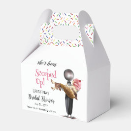 Sie wurde mit Strawberry Ice Creme Bridal vergosse Geschenkschachtel