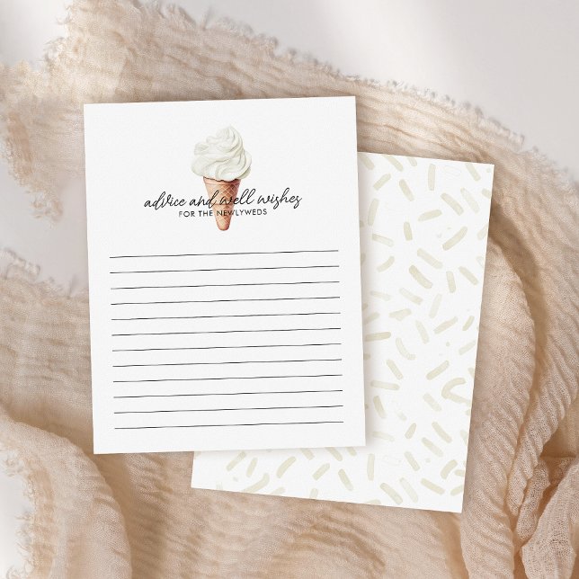 Sie wurde mit Vanilla Bridal Advice Card ausgezeic Begleitkarte (Von Creator hochgeladen)