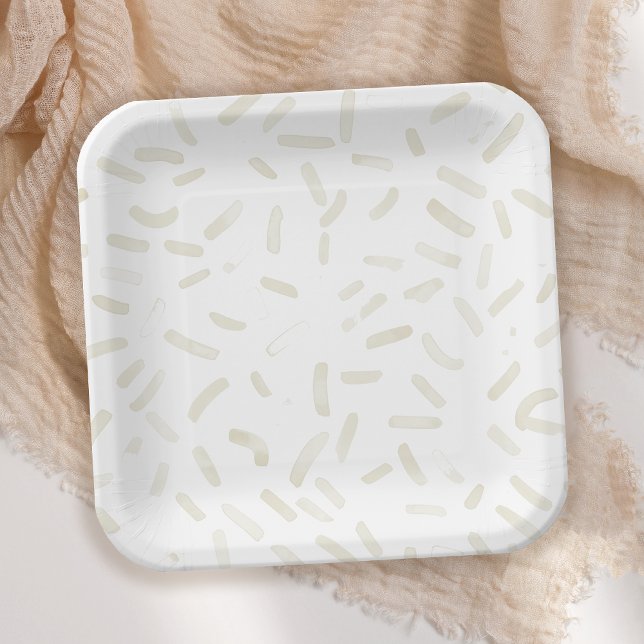 Sie wurde Vanilla-Brautparty aufgedeckt Pappteller (Von Creator hochgeladen)