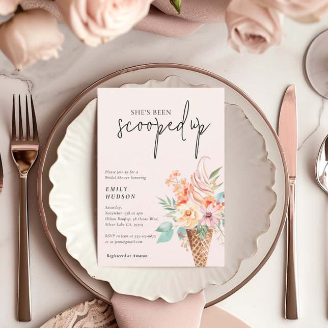 Sie wurde von der Brautdusche erschossen Einladung (Von Creator hochgeladen)