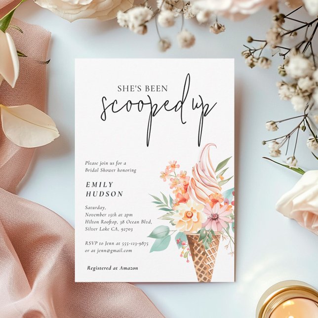 Sie wurde von der Brautdusche erschossen Einladung (Von Creator hochgeladen)