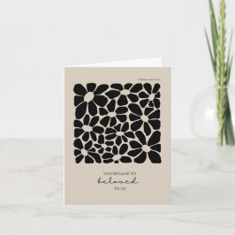 Sie wurden geliebt dank Ihrer Liebe, dass Sie Kart Karte