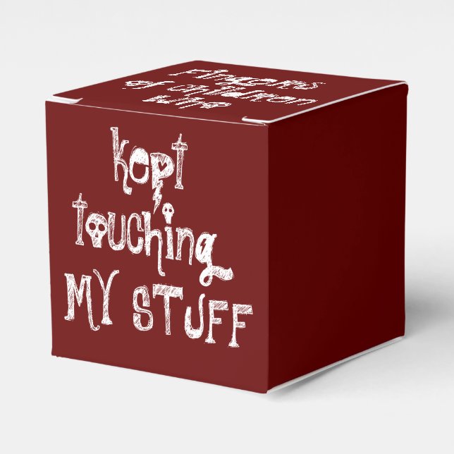 Sie wurden gewarnt geschenkschachtel (Vorderseite)