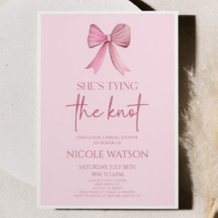 Sie zähmt das Brautparty des unrosa Bowes Einladung