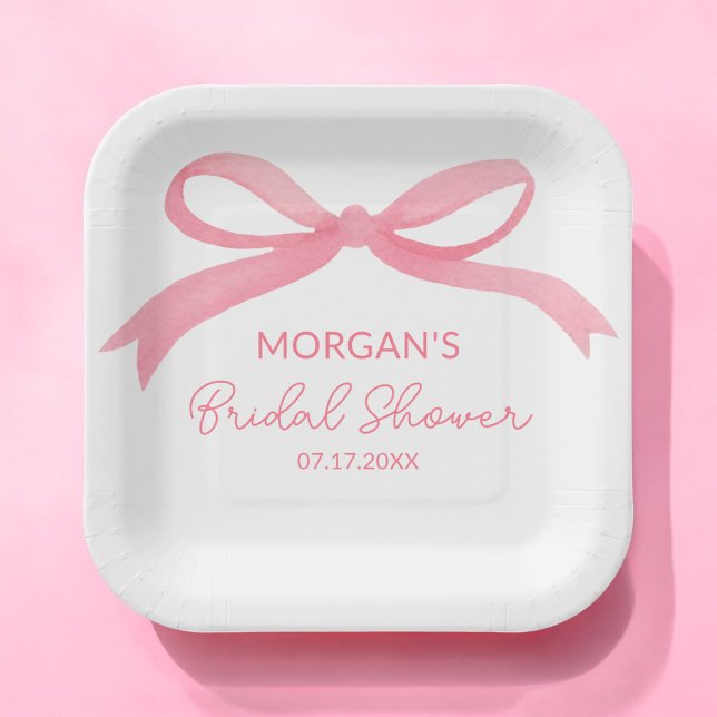 Sie zähmt das Brautparty des unrosa Bowes Pappteller (Von Creator hochgeladen)