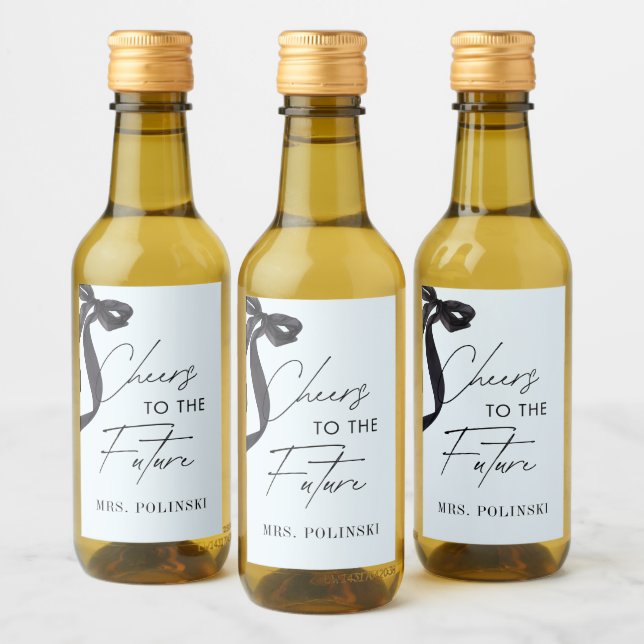 Sie zähmt das Gastgeschenk des Knotens-Brautparty Weinetikett (Flaschen)