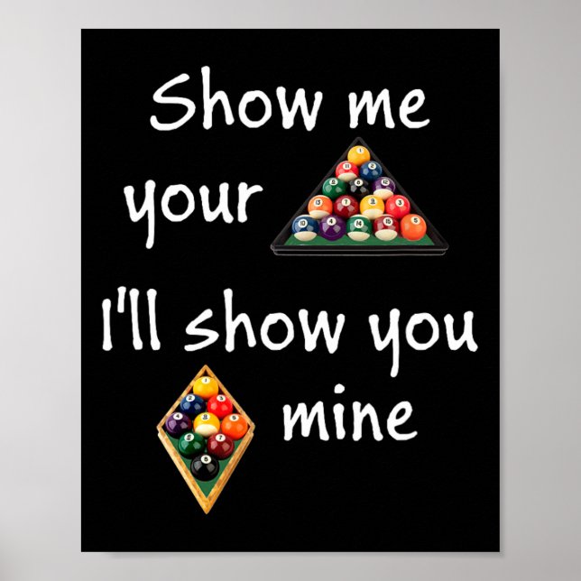 Sie zeigen mir Ihr Rack Poster (Vorne)