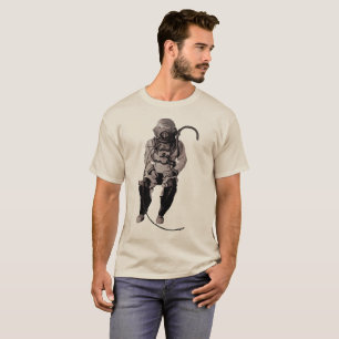 Siebe Gorman Taucher mit Tauchsturzhelm T-Shirt