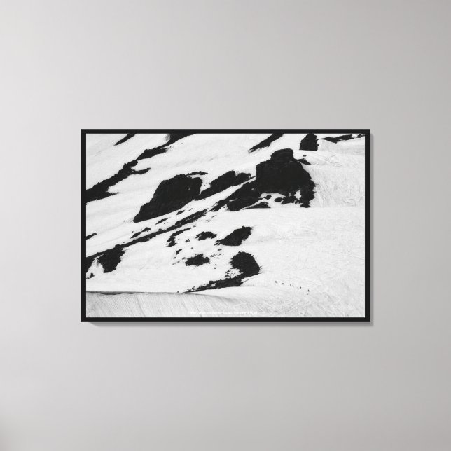 Sieben bis zum Gipfel Leinwanddruck (Vorderseite)