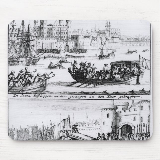 Sieben Bischöfe gehen zum Turm, 1688 Mousepad (Vorne)