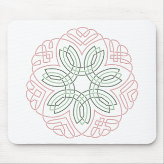 Sieben Blumen-Knoten Mousepad