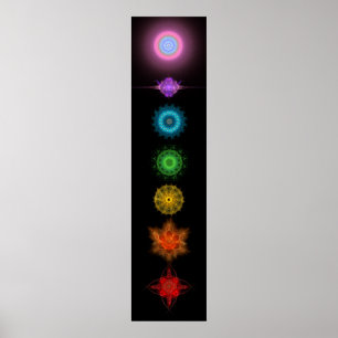 Sieben Chakras Poster