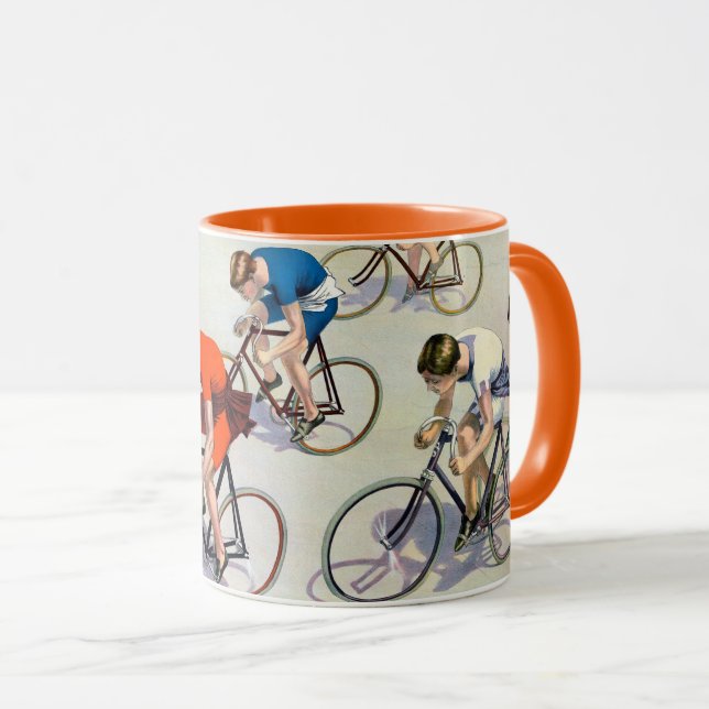 Sieben Fahrradfahrer Racing, 1897 Tasse (VorderseiteRechts)