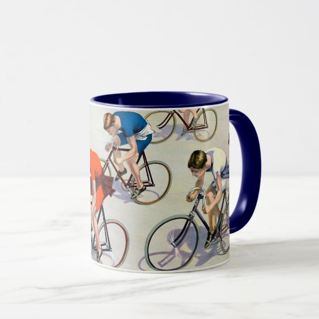 Sieben Fahrradfahrer Racing, 1897 Tasse (VorderseiteRechts)