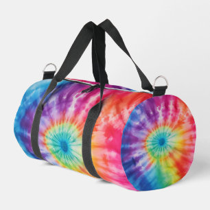 Sieben-Farben-Tie-Dye-Vortex-Tasche Duffle Bag
