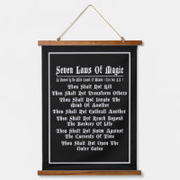 Sieben Gesetze aus magischem Schwarz und Weiß