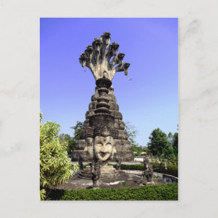 Sieben gingen Naga, Thailand voran Postkarte