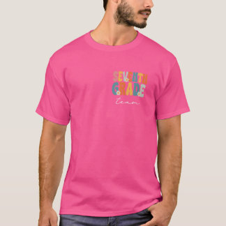 Sieben-Grad-Team Groovy Zurück zur Niedlichen Schu T-Shirt