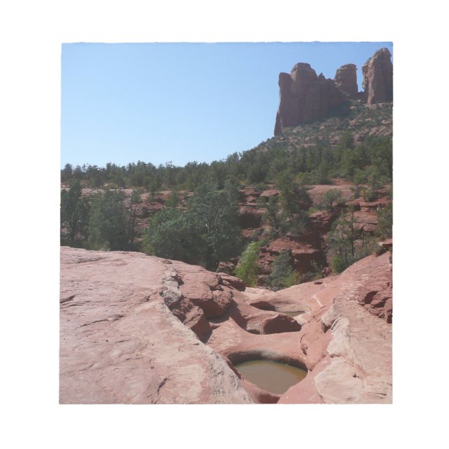 Sieben heilige Pools in Sedona Arizona Notizblock (Vorderseite)