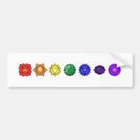Sieben horizontale Chakras