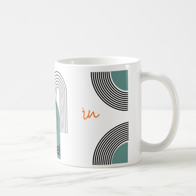 Sieben in Style Coffee Tasse | Minimalistische Typ (Rechts)