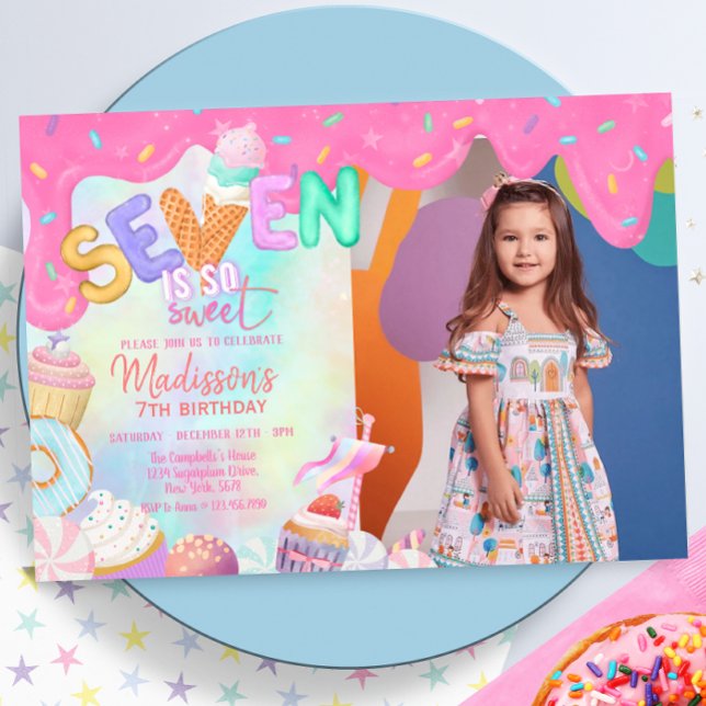 sieben ist so süß einladung (Von Creator hochgeladen)