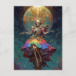 Sieben Kräfte Santa Muerte Postkarte