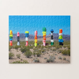 Sieben Magische Berge Nevada. Puzzle
