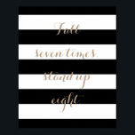 Sieben mal Herbst, 8 Poster aufstehen<br><div class="desc">Dieses motivierend Typografie-Poster fügt jedem Raum Ihrer Zuhause eine moderne Touch hinzu.</div>