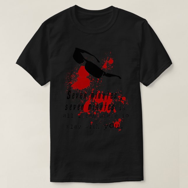 Sieben Minuten Wesker Zitat T-Shirt (Design vorne)