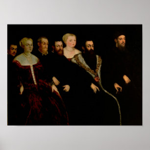 Sieben Mitglieder der Familie Soranzo Poster