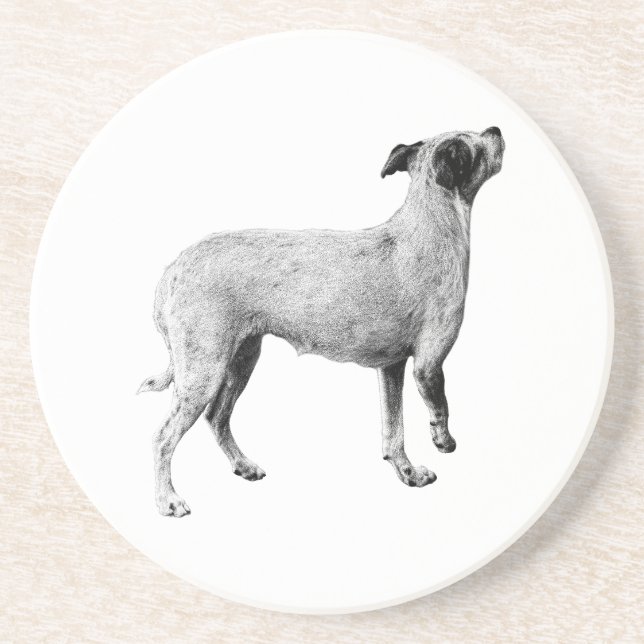 Sieben Pause - Nachschlagen Getränkeuntersetzer (Vorne)