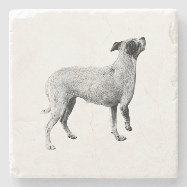 Sieben Pause - Nachschlagen Steinuntersetzer (Vorderseite)