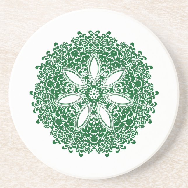 Sieben-Petal-Blume-Untersetzer Getränkeuntersetzer (Vorne)