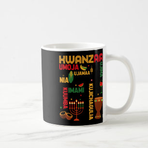 Sieben Prinzipien von Kwanzaa, einem stolzen Afroa Kaffeetasse