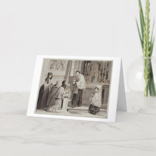 Sieben Sacraments: Kommunion, 1779 (Pen, braun Karte