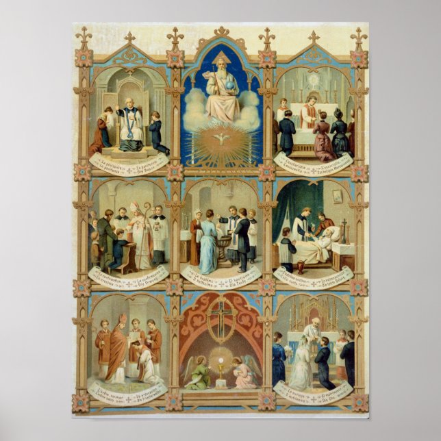 Sieben Sacraments Poster (Vorne)