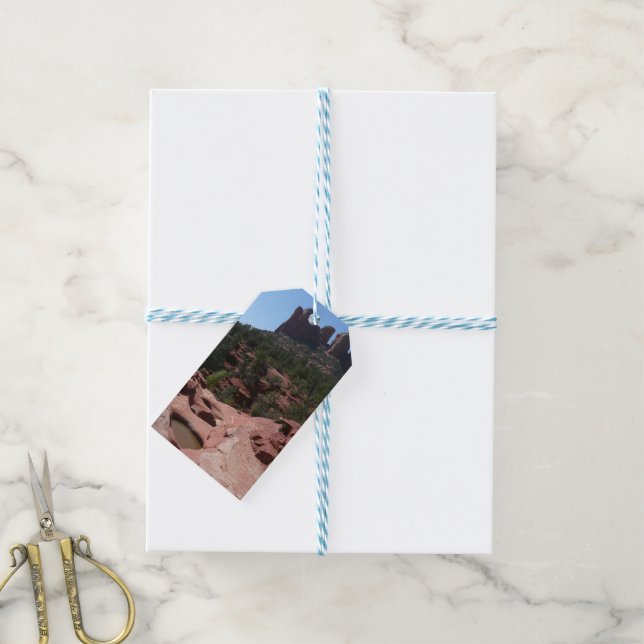 Sieben Sakralpools Geschenkanhänger (Mit Garn)