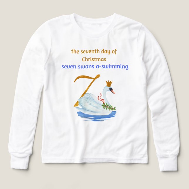 Sieben Schwäne a-Swimming (Design Vorderseite)