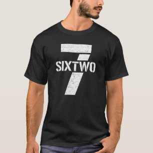 Sieben Sechs zwei Schusswaffen Kaliber 7,62 mm Kug T-Shirt