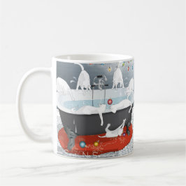 Sieben Swats, kein Schwimmen... Feiertage Kaffeetasse