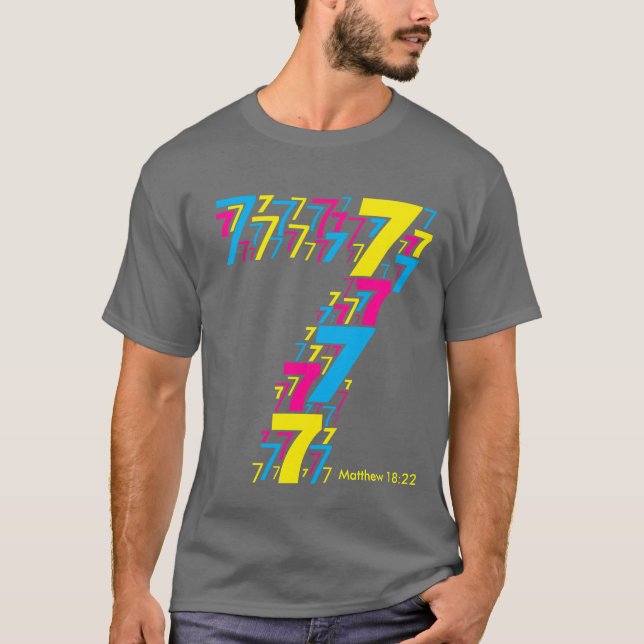 Sieben T-Shirt (Vorderseite)