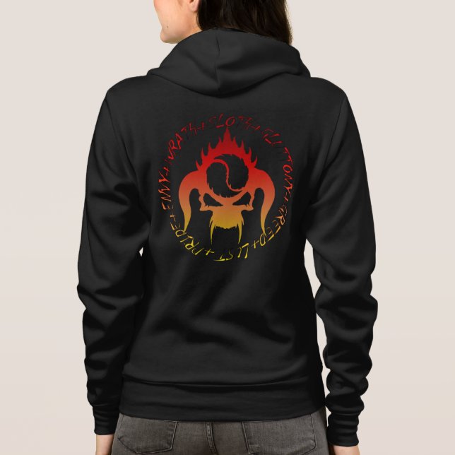 Sieben Todsünden - Frauen - Bella+Leinwand - Zip Hoodie (Rückseite)