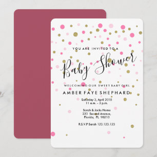 Sieben und Sehen Einladen, neues Baby, Begrüßung P Einladung