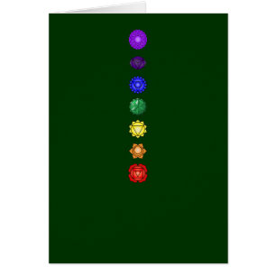 Sieben vertikale Chakras