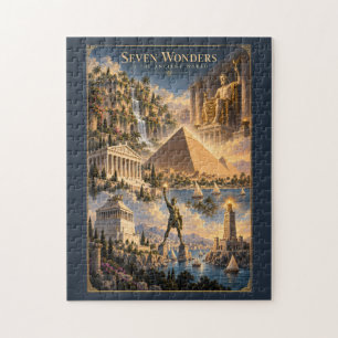 Sieben Weltwunder Historische Kunst Puzzle