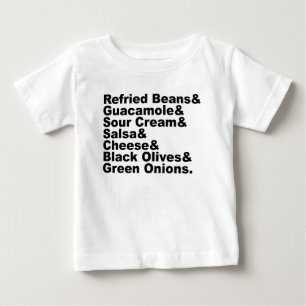 Sieben Zutaten in sieben Ebenen Baby T-shirt