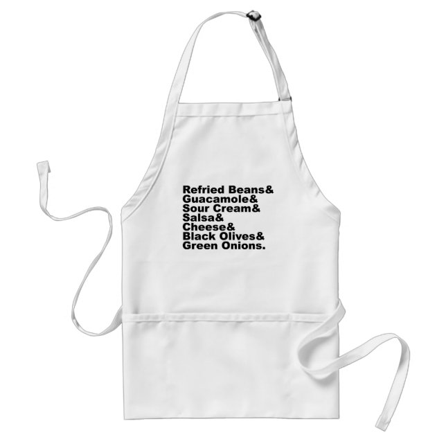 Sieben Zutaten in sieben Ebenen Schürze (Vorne)